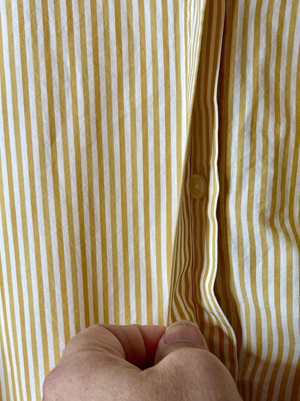Calvin Klein Striped Long-Sleeve Shirt Dress with Tie Waist - Picture 7 of 8
